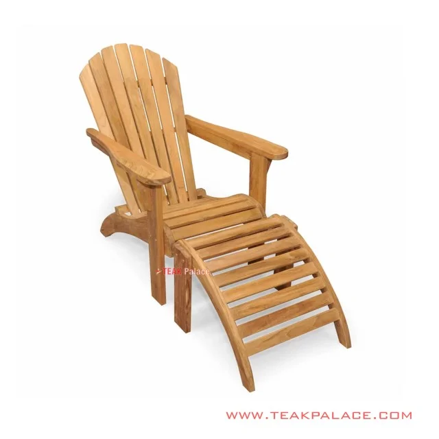 Kursi Santai Adiron Jaring With Stool Golden Teak Minimalis