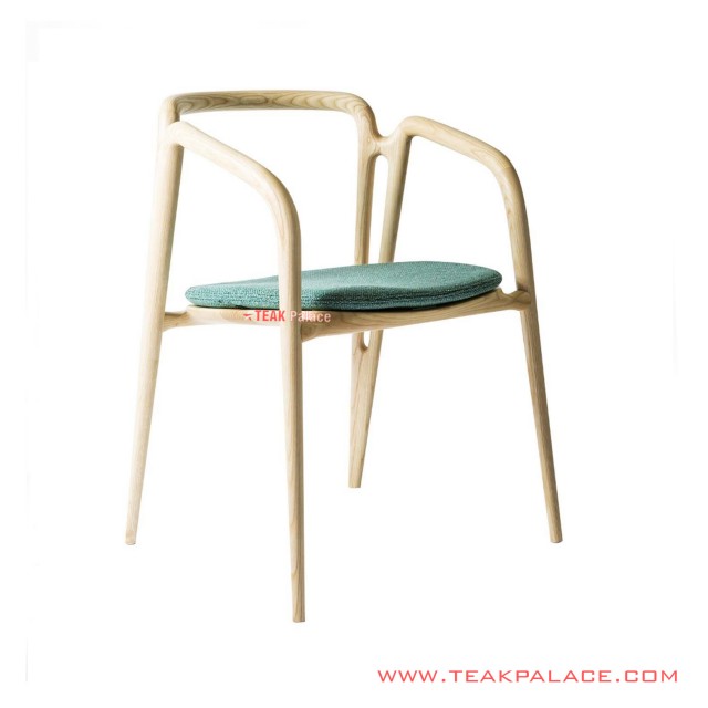 Buana Natural Terrace Chair with Minimalist Green Cushion buana natural terrace chair with minimalist green cushion 60