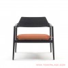 Teak Cushion Chair Black Fabric Orange Migelia Series teak cushion chair black fabric orange migelia series 65