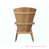 adiron natural single minimalist patio chair 67