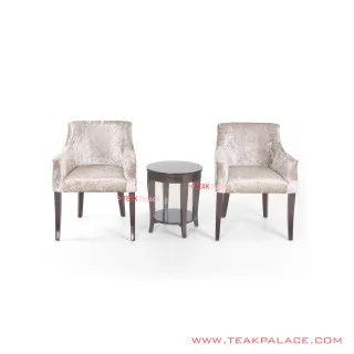 Set Kursi Teras Velar Jati Black Walnut Minimalis