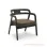 Kursi Teras Minimalis Jati Black Walnut Gunea
