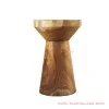 Stool Pion Minimalis Kayu Jati Salak Brown 