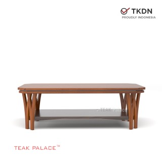 Meja Tamu Mewah Kayu Jati Viola Minimalis Modern