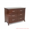Buffet TV 6 Drawer Visco Jati Black Walnut buffet tv 6 drawer visco jati black walnut 63