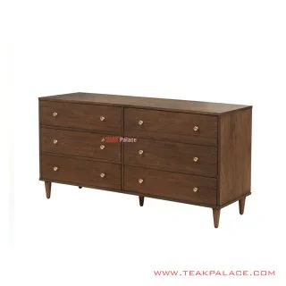 Buffet Laci Minimalis Jati Salak Brown Seri Liverpool