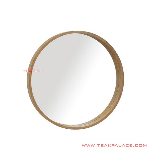 Cermin Dinding Bundar Minimalis Seri Capri Natural cermin dinding bundar minimalis seri capri natural 64
