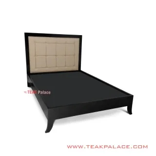 Single Bed With Oscar Cream Teak Manado