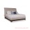 Bed Teak Wood Classical Modern Linen Milano Series