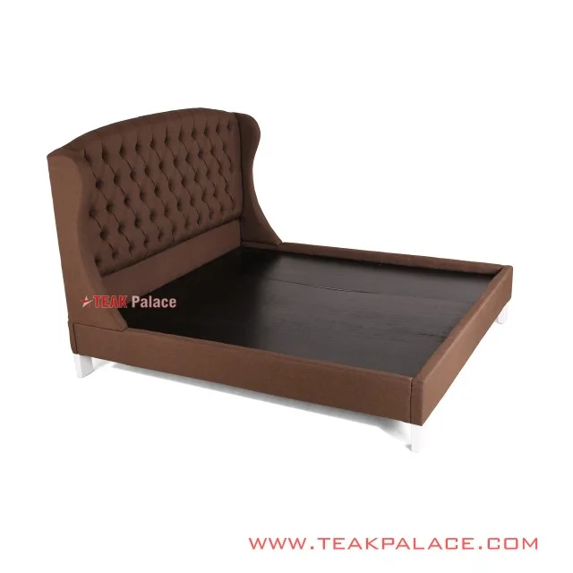 Tempat Tidur Kayu Jati Moderen Minimalis Coklat seri Evelyn tempat tidur kayu jati moderen minimalis coklat seri evelyn 55