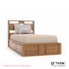 Minimalist Single Bed 2 Drawers Teak Omaha 90 Latest 2024 TKDN minimalist single bed 2 drawers teak omaha 90 latest 2024 tkdn 58