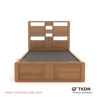 Dipan Laci Minimalis Kayu Jati Omaha 90 TKDN