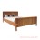 Minimalist Natural Teak Bed Brebes Series 