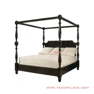 Canopy Bed Minimalist Salak Brown Mataram Series