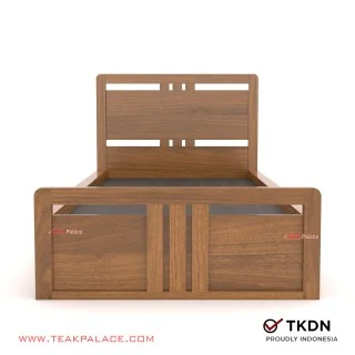 Dipan 2 Laci Minimalis Single Kayu Jati Devana 90 Dipan 2 Laci Minimalis Single Kayu Jati Devana 90