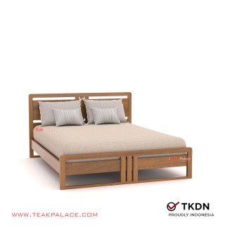Dipan Queen Size Minimalis Jati Devana 160