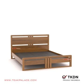Dipan Queen Size Minimalis Jati Devana 160 Dipan Queen Size Minimalis Jati Devana 160