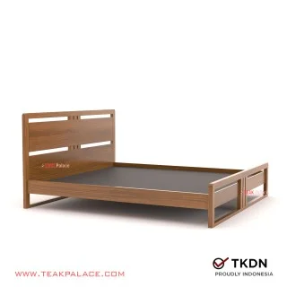 Tempat Tidur King Size Minimalis Jati Devina 180x200 Tempat Tidur King Size Minimalis Jati Devina 180x200