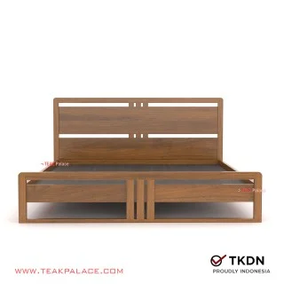 Tempat Tidur King Size Minimalis Jati Devina 180x200 Tempat Tidur King Size Minimalis Jati Devina 180x200