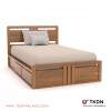Tempat Tidur Minimalis Single 2 Laci Jati Devana 120 tempat tidur minimalis single 2 laci jati devana 120 60
