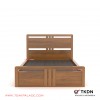 Tempat Tidur Minimalis Single 2 Laci Jati Devana 120 tempat tidur minimalis single 2 laci jati devana 120 58