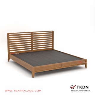 Tempat Tidur Minimalis King Size Seri Minimax 180 Jati