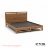 Dipan Minimalis Queen Size Kayu Jati Ernest 160 dipan minimalis queen size kayu jati ernest 160 65