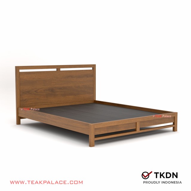 Dipan Minimalis Queen Size Kayu Jati Ernest 160 dipan minimalis queen size kayu jati ernest 160 64