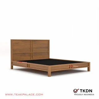 Cots Queen Edgar Salak Brown Minimalist