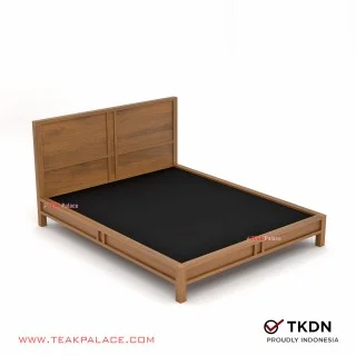 Cots Queen Edgar Salak Brown Minimalist