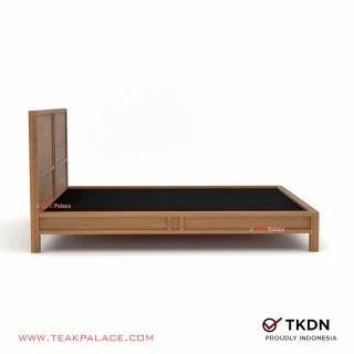 Cots Queen Edgar Salak Brown Minimalist