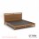 Tempat Tidur Minimalis Modern King Size Kayu Jati Ernest 180