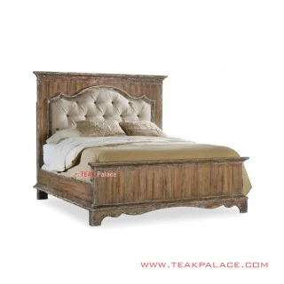 Tempat Tidur Kayu White Wash Rustic Seri Nadya Tempat Tidur Kayu White Wash Rustic Seri Nadya