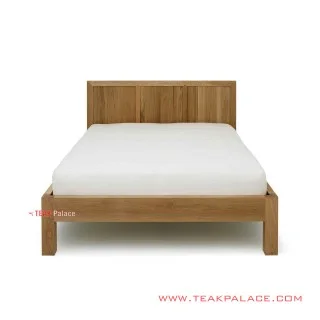 Tempat Tidur Minimalis Kayu Natural Seri Cirebon