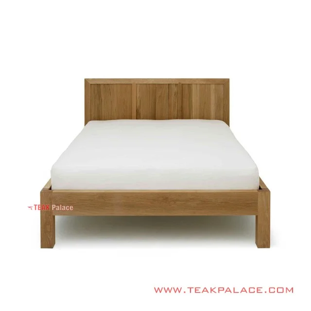 Tempat Tidur Minimalis Kayu Natural Seri Cirebon