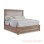 Minimalist Bed  White Wash Rustic Madura Series