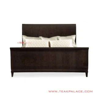 Tempat Tidur Minimalis Kayu Jati Seri Purwakarta