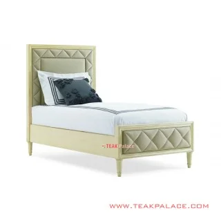 Tempat Tidur Single Modern Putih Seri Melisa Tempat Tidur Single Modern Putih Seri Melisa