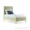 Tempat Tidur Single Modern Putih Seri Melisa