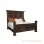 Tempat Tidur Ukir Kayu Jati Salak Brown Karawang Series