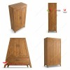 Lemari Kayu Jati Minimalis 2 Pintu Seri Ubud - Elegan & Kokoh Lemari Kayu Jati Minimalis 2 Pintu Seri Ubud - Elegan & Kokoh