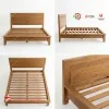 Dipan Kayu Jati Minimalis Seri Ubud (Ukuran Queen 160x200) - Elegan & Kokoh