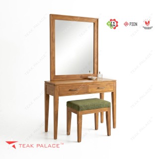 Jual Meja Rias Minimalis Kayu Jati Solid Set Seri Ubud- TEAK PALACE Jepara