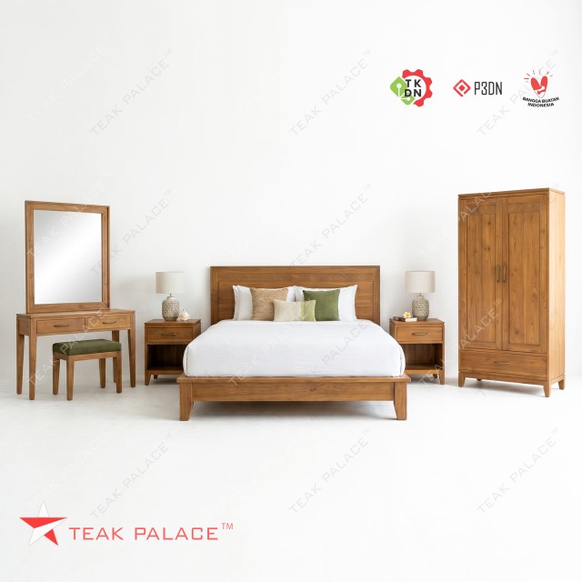 Lemari Kayu Jati Minimalis 2 Pintu Seri Ubud - Elegan & Kokoh Lemari Kayu Jati Minimalis 2 Pintu Seri Ubud - Elegan & Kokoh