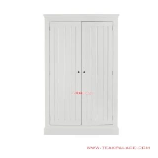 Lemari Putih Minimalis 2 Pintu Seri Solo