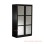 Wardrobe 2 door Black Mirror Bekasi Series