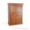 Lemari Jati 2 Pintu Sliding Minimalis Seri Robinson