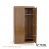 Minimalist Teak Wardrobe 2 Doors Omaha Series minimalist teak wardrobe 2 doors omaha series 65