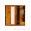 Lemari Pakaian 2 Pintu Sliding Golden Teak Seri Gilang lemari pakaian 2 pintu sliding golden teak seri gilang 66