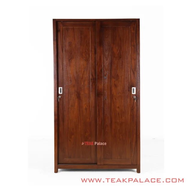 Lemari Pakaian 2 Pintu Sliding Kayu Jati Seri Masohi lemari pakaian 2 pintu sliding kayu jati seri masohi 64